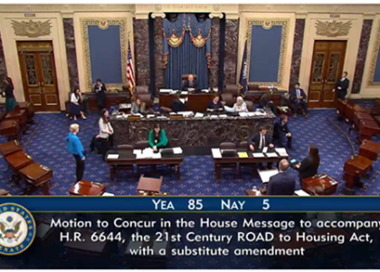 Senate Passes Major Housing Legislation!